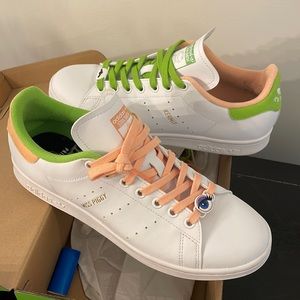 Adidas Stan Smith Disney kermit Miss Piggy Sneakers shoes Men’s 8 Women’s 9.5